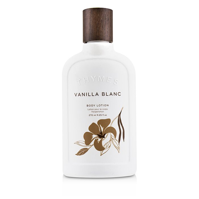 Brand: ThymesOld Name: Vanilla Blanc Body LotionSize: 270ml/9.25ozDescription: Погрузитесь в мир уюта и заботы с увлажняющим лосьоном для тела от Thymes с нежным ванильным ароматом. Этот легкий и быстро впитывающийся крем идеально подходит для всех типов 