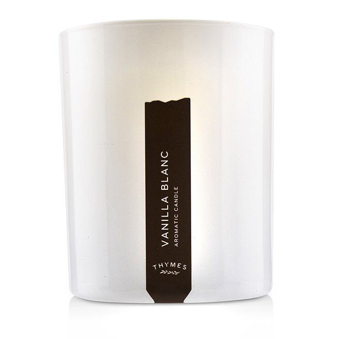 Ароматическая свеча Thymes Vanilla Blanc 255 г – уютный ванильный аромат для вашего дома