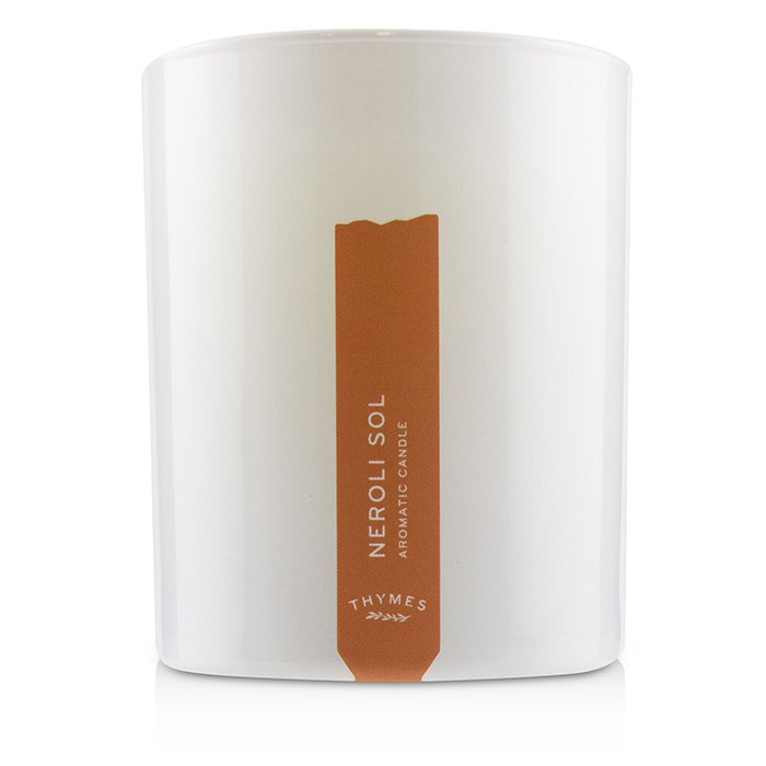 Ароматическая свеча Thymes Neroli Sol 255 г для уютной обстановки и расслабления