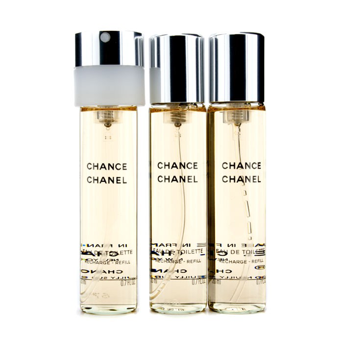 Туалетный спрей Chanel Chance Twist & Spray, 3x20 мл — сладкий цветочный аромат для женщин