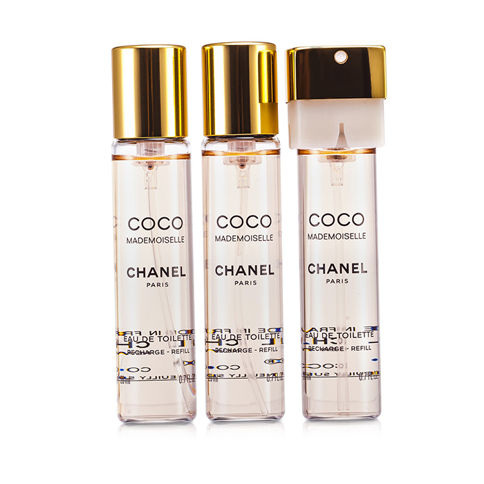 Парфюмированная вода Chanel Coco Mademoiselle Twist & Spray 3x20 мл с восточно-цветочными нотами для женщин