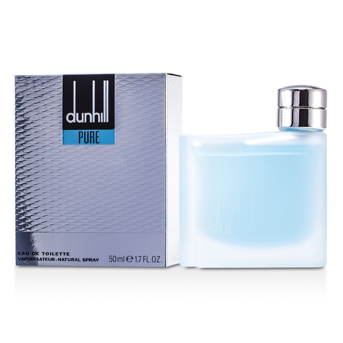 Dunhill Pure туалетная вода для мужчин, 50 мл – свежий акватический аромат с белым перцем и лотосом