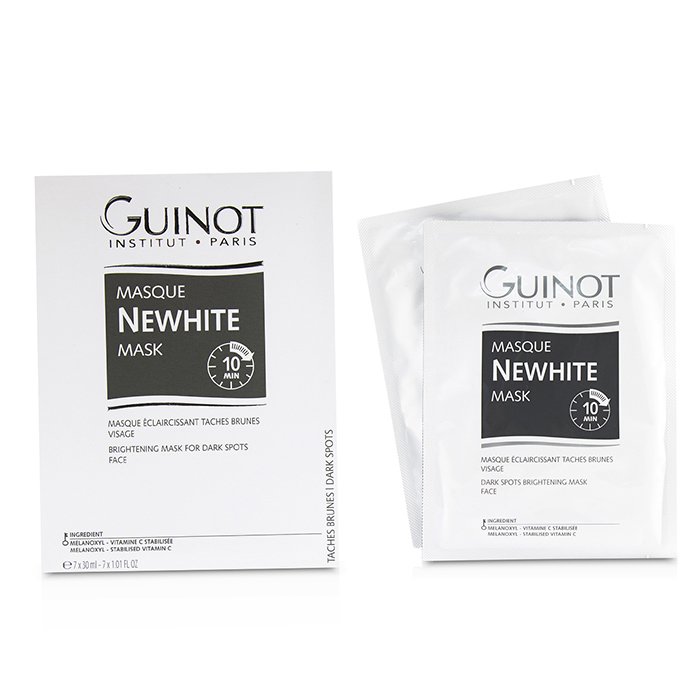 Маска для лица Guinot с вит. C и Melanoxyl для осветления и выравнивания тона кожи, 7 листов