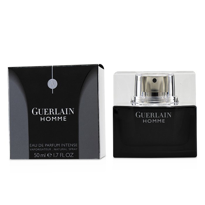 Guerlain Homme Eau de Parfum Intense 50 мл — мужской аромат с нотами мяты, герани и пачули для уверенных в себе мужчин