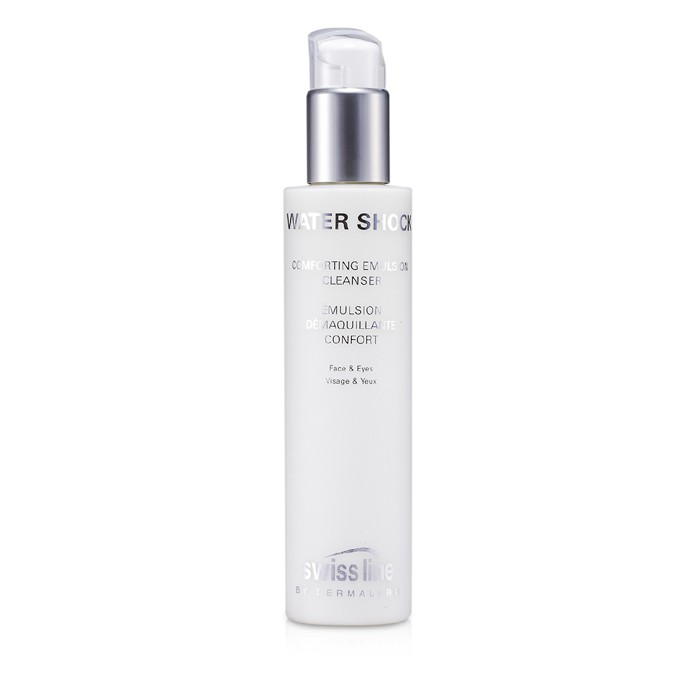 Эмульсия-очиститель Swissline Water Shock с водяным кресом для лица и области вокруг глаз, 160 мл