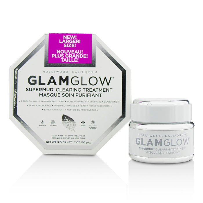 Glamglow очищающая маска для лица с активированным углем и кислотами 50 г