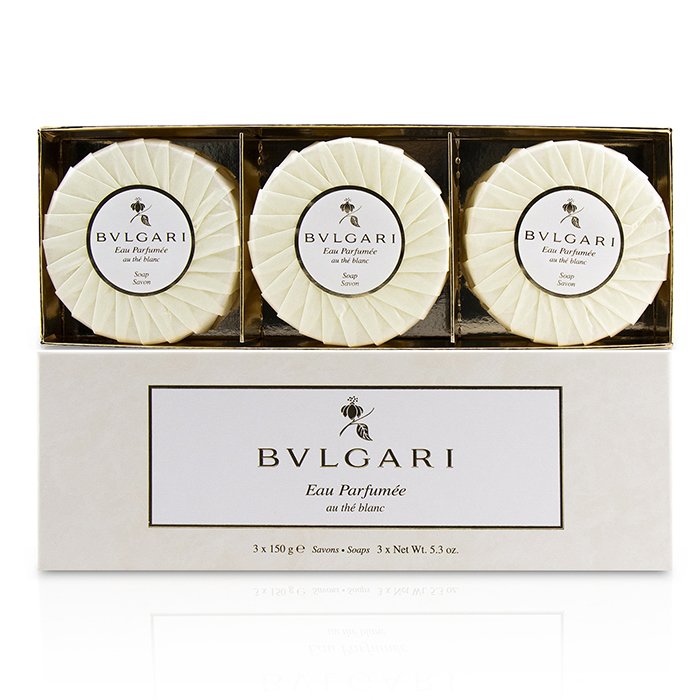Мыло для ванной Bvlgari с экстрактом масла ши, 3x150 г