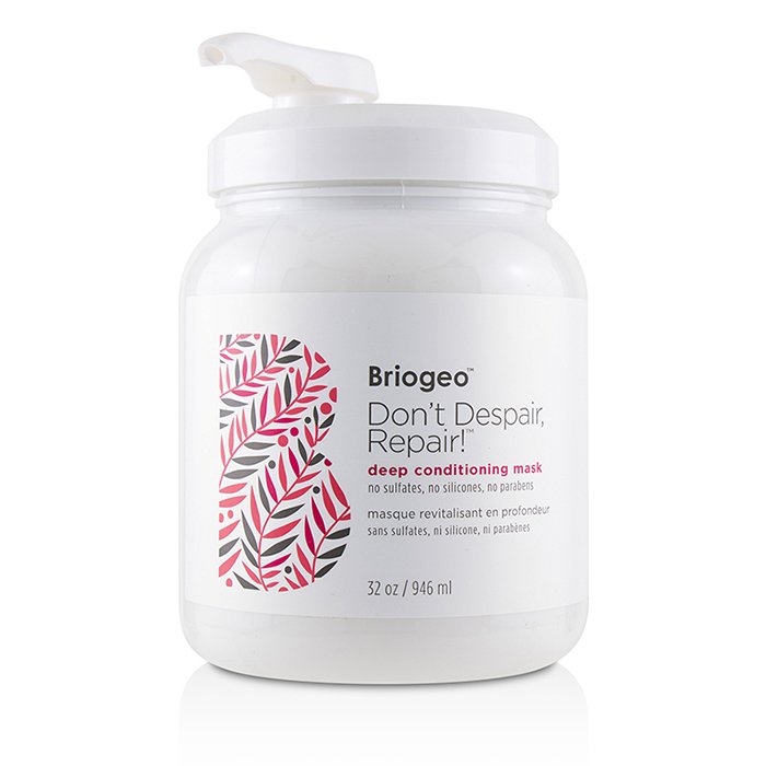 Brand: BriogeoOld Name: Don't Despair, Repair! Deep Conditioning MaskSize: 946ml/32ozDescription: Маска для глубокого восстановления не просто восстанавливает волосы, но и превращает процесс ухода в настоящий ритуал красоты. Созданная брендом Briogeo, она