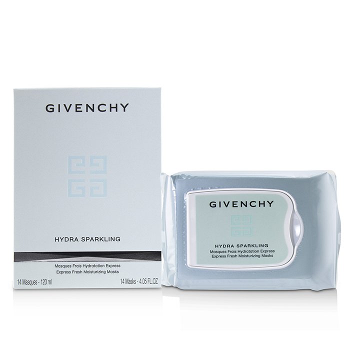Givenchy маски для лица с комплексом Sparkling Water, 14 штук – увлажнение и свежесть для всех типов кожи