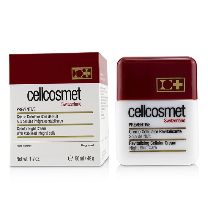 Ночной крем Cellcosmet с био-интегральными клетками для профилактики старения кожи, 50 мл