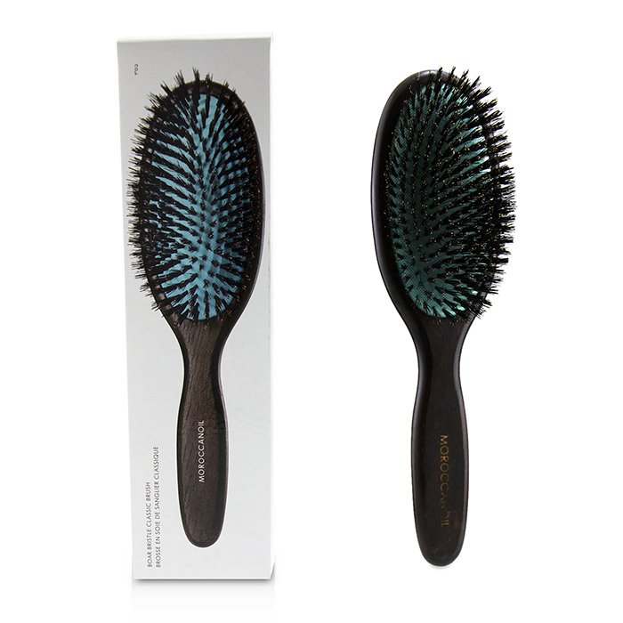 Щетка для волос Moroccanoil из кабаньей щетины, для массажа кожи головы, 1 шт.