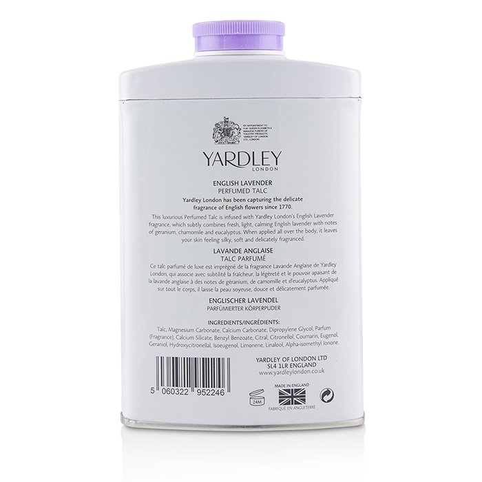Пудра для тела Yardley London с ароматом английской лаванды 200 г
