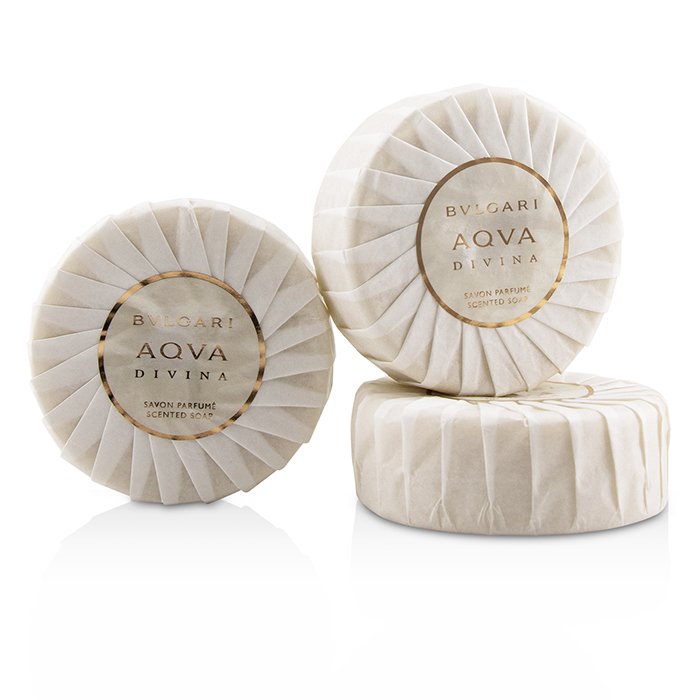 Мыло Bvlgari Aqva Divina с натуральными маслами для мужчин, 3x150 г