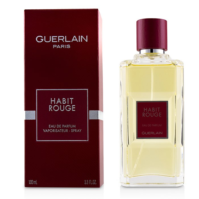 Guerlain Habit Rouge Eau De Parfum 100 мл — мужской парфюм с древесными и восточными нотами для уверенных в себе мужчин