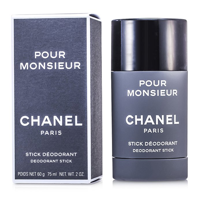 Дезодорант-стик Chanel Pour Monsieur 75 мл — защита от пота и запаха для мужчин с легким ароматом