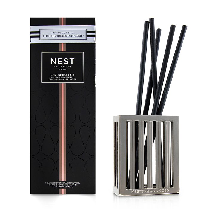 Ароматический диффузор Nest с палочками, роза и уд, 5 штук