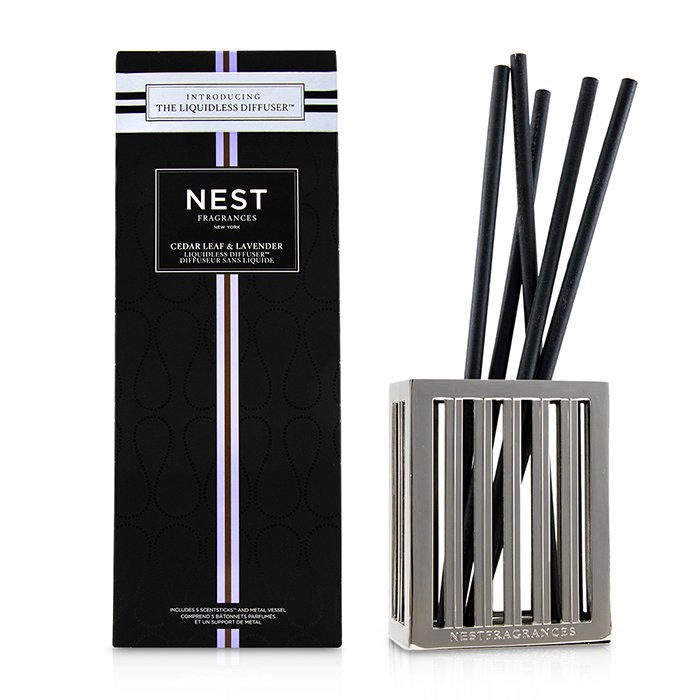 Ароматический диффузор Nest с палочками Cedar Leaf & Lavender, 5 ScentSticks™ для создания атмосферы уюта