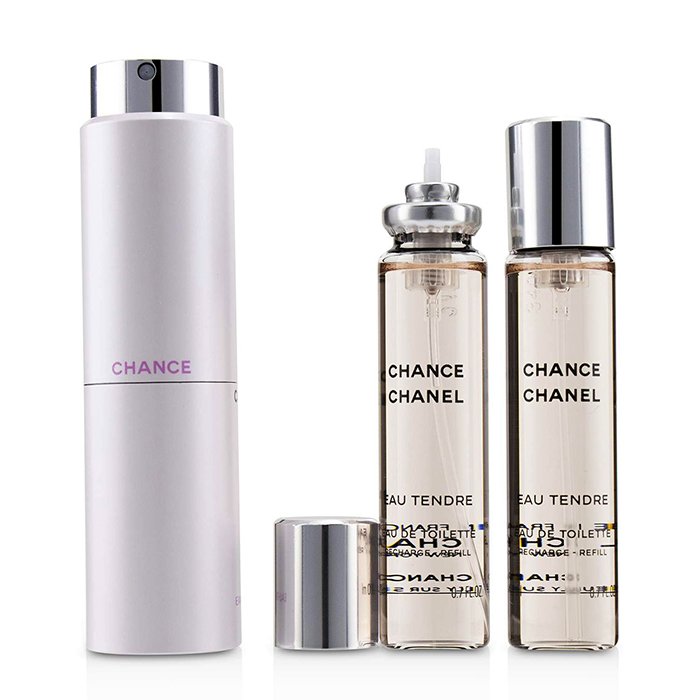 Chanel Chance Eau Tendre туалетная вода 3x20 мл — фруктово-цветочный аромат с нотами грейпфрута и жасмина
