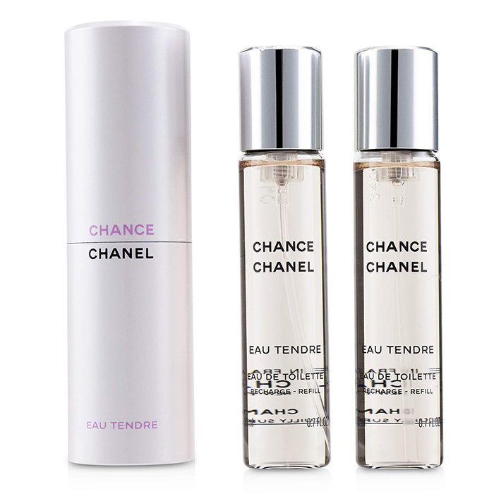 Chanel Chance Eau Tendre туалетная вода 3x20 мл — фруктово-цветочный аромат с нотами грейпфрута и жасмина