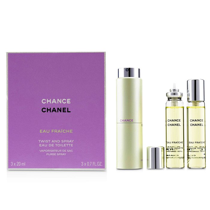 Chanel Chance Eau Fraiche парфюмированный спрей 3x20мл для женщин с цветочными нотами