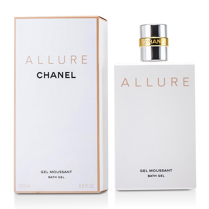 Гель для душа Chanel Allure с увлажняющими компонентами для всех типов кожи, 200 мл
