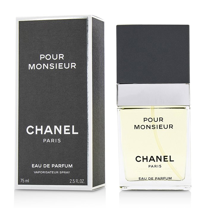 Chanel Pour Monsieur парфюм для мужчин 75 мл — восточный фужерный аромат с нотами лимона, кардамона и дубового мха