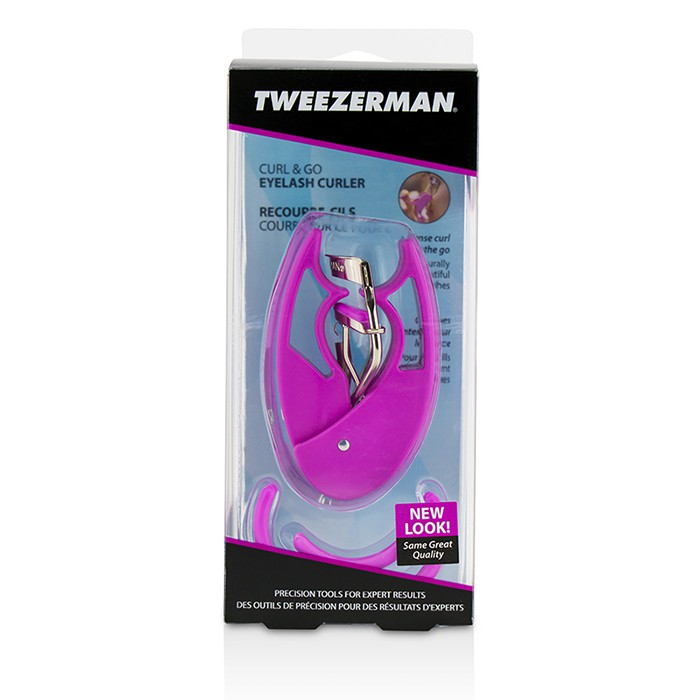 Щипцы для завивки ресниц Tweezerman с силиконовой подушечкой, миниатюрные, для создания эффекта изгиба