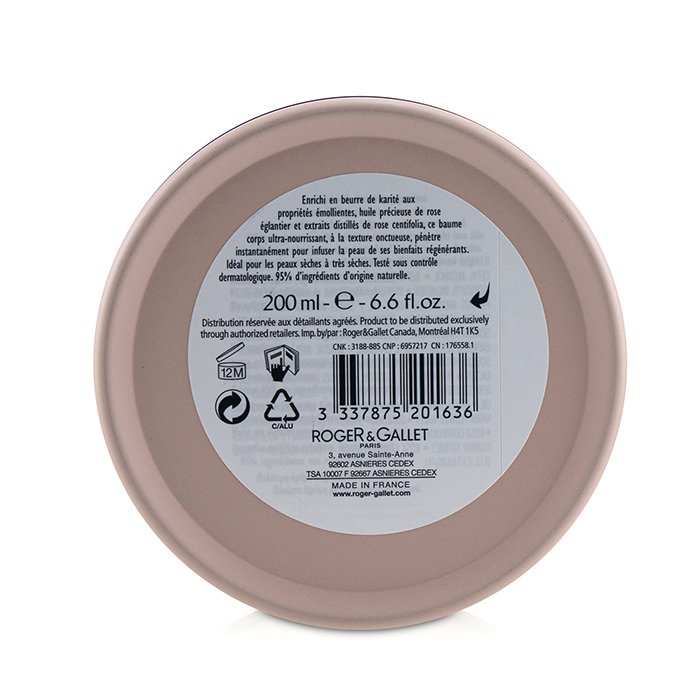 Бальзам для тела Roger & Gallet с маслом розы, 200 мл