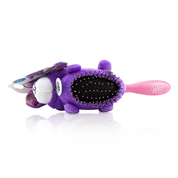 Щётка Wet Brush Plush Brush # Bunny для бережного ухода за детскими волосами, 1 шт.