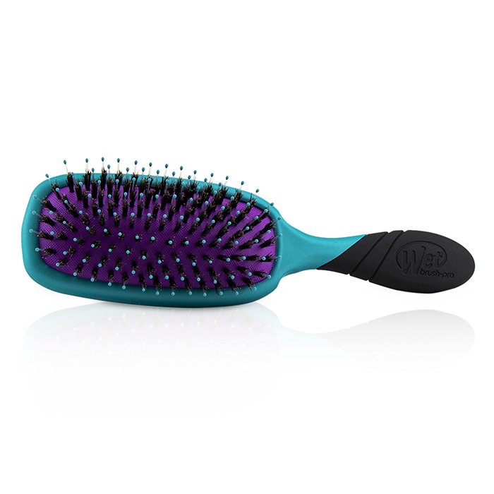 Щётка для волос Wet Brush Pro Shine Enhancer с мягкими щетинками, для гладкости и блеска, цвет бирюзовый