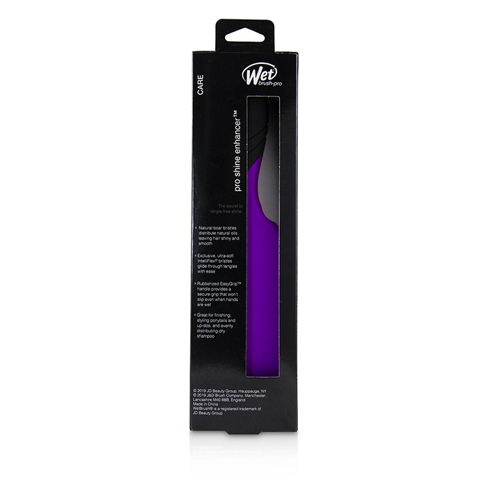 Расческа Wet Brush Pro Shine Enhancer с щетинками IntelliFlex для сияния волос, фиолетовая, 1 шт.