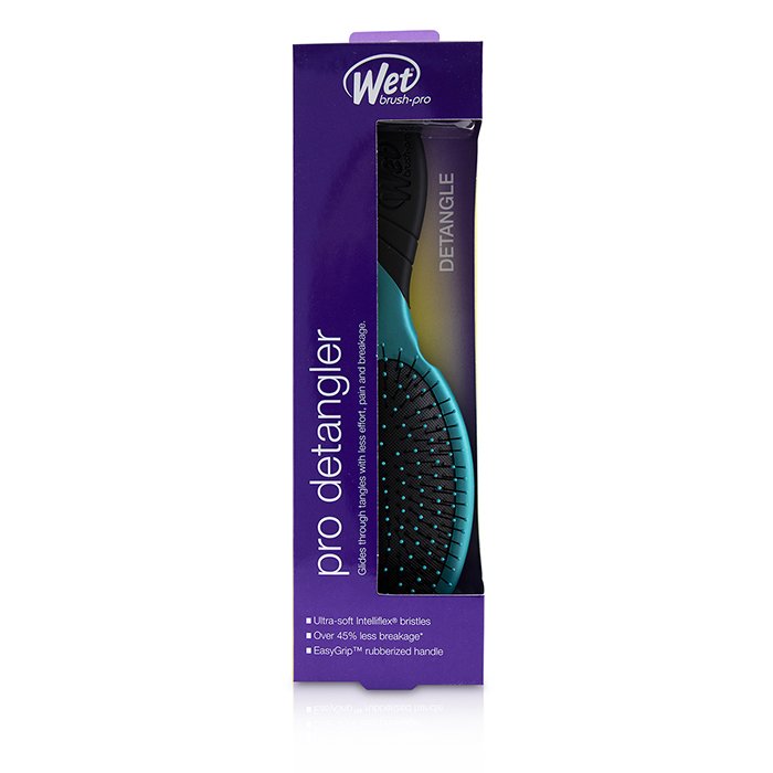 Расческа Wet Brush Pro Detangler для распутывания волос с мягкими щетинками, цвет teal, 1 шт.