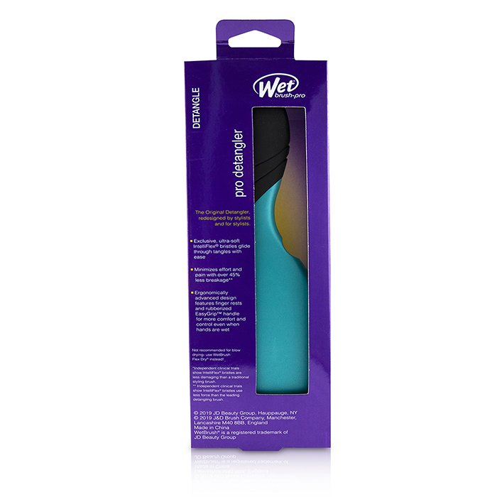 Расческа Wet Brush Pro Detangler для распутывания волос с мягкими щетинками, цвет teal, 1 шт.