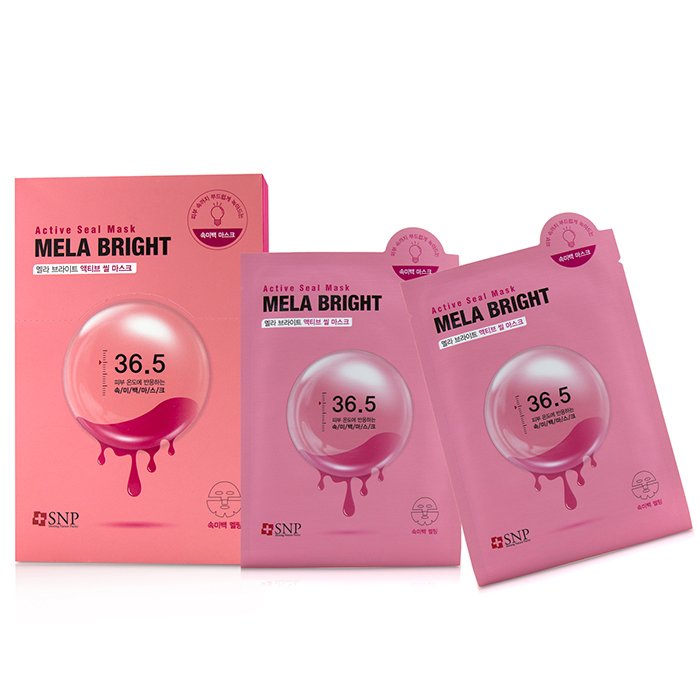 Маска для лица SNP с глутатионом и витамином C, осветляющая, 5x33 мл
