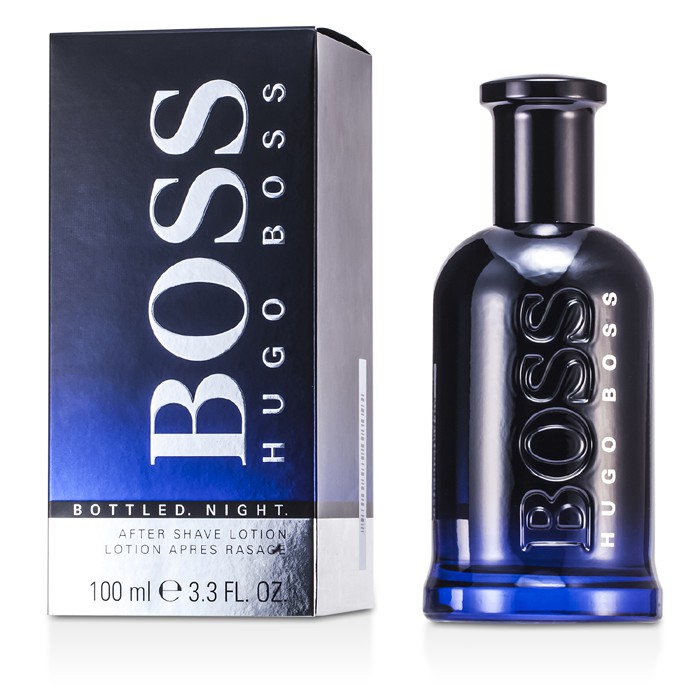 Лосьон после бритья Hugo Boss Boss Bottled Night, 100 мл — успокаивающий и увлажняющий уход для кожи.