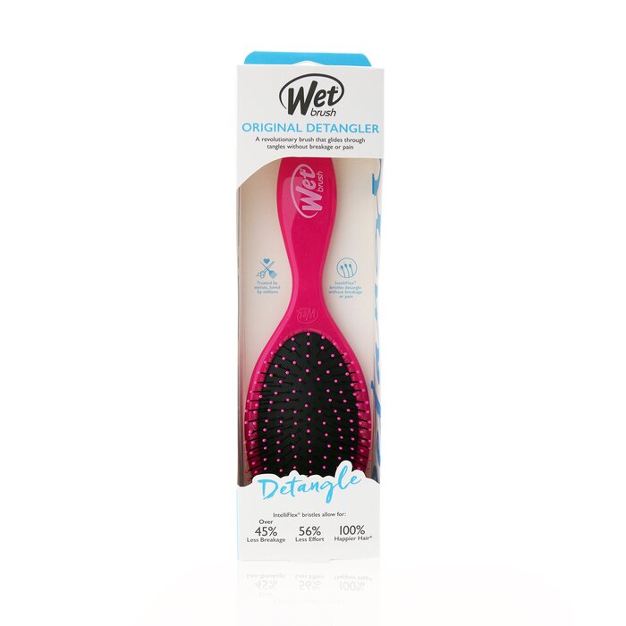 Расческа Wet Brush Original Detangler с мягкими щетинками для бережного распутывания волос, 1 шт.