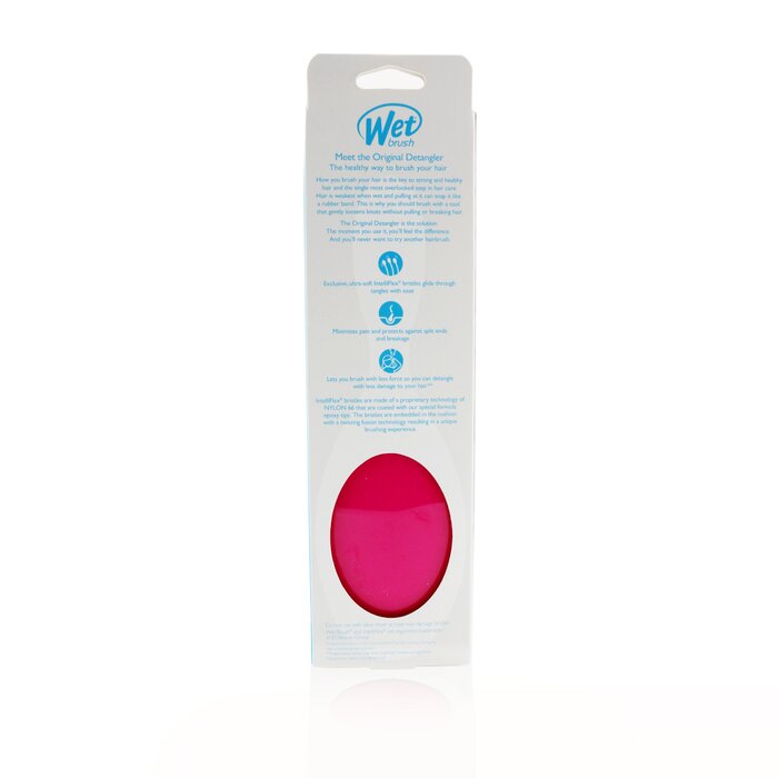 Расческа Wet Brush Original Detangler с мягкими щетинками для бережного распутывания волос, 1 шт.