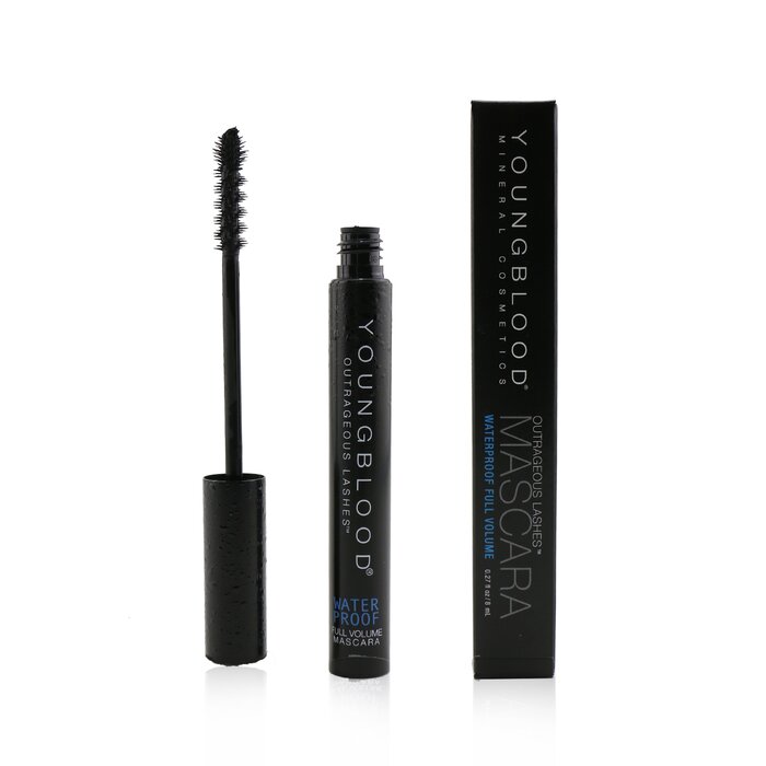 Тушь для ресниц Youngblood Outrageous Lashes, водостойкая, объем 8 мл, с витамином B, для эффекта наращенных ресниц