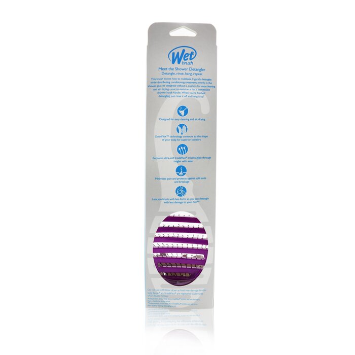 Щетка для душа Wet Brush с щетинками IntelliFlex®, для бережного распутывания волос, 1 шт.