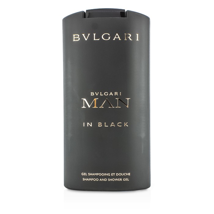 Шампунь и гель для душа Bvlgari Man In Black с увлажняющими компонентами, 200 мл