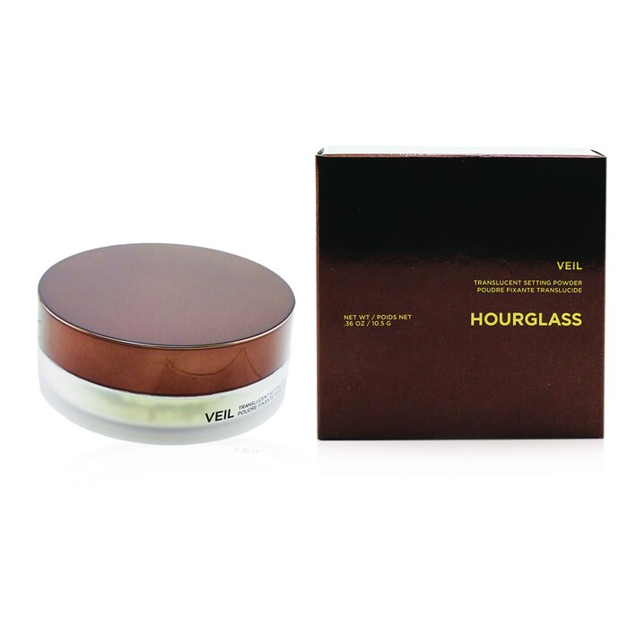 Пудра для закрепления макияжа HourGlass с легкими отражающими частицами, прозрачная, 10.5 г