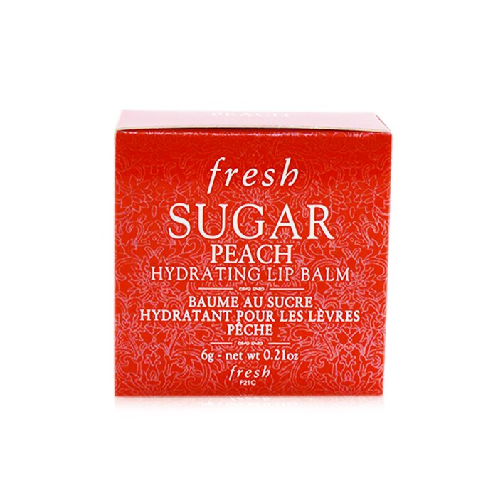 Бальзам для губ Fresh с сахаром и ароматом персика, 6 г