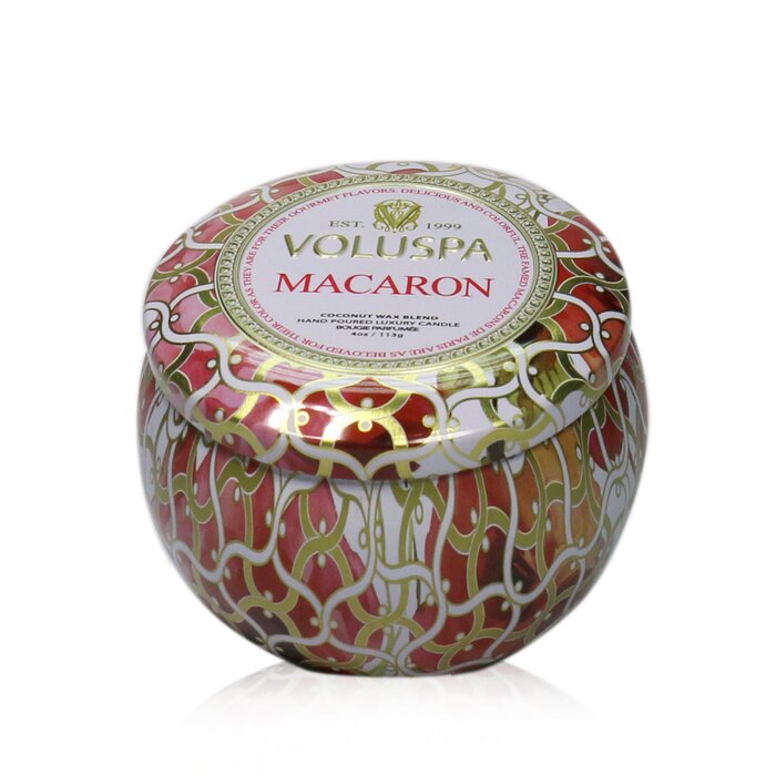 Ароматическая свеча Voluspa в металлической банке с кокосовым воском Macaron, 113 г