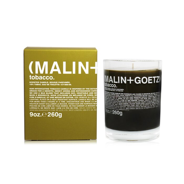 Ароматическая свеча MALIN+GOETZ с ароматом табака, 260 г
