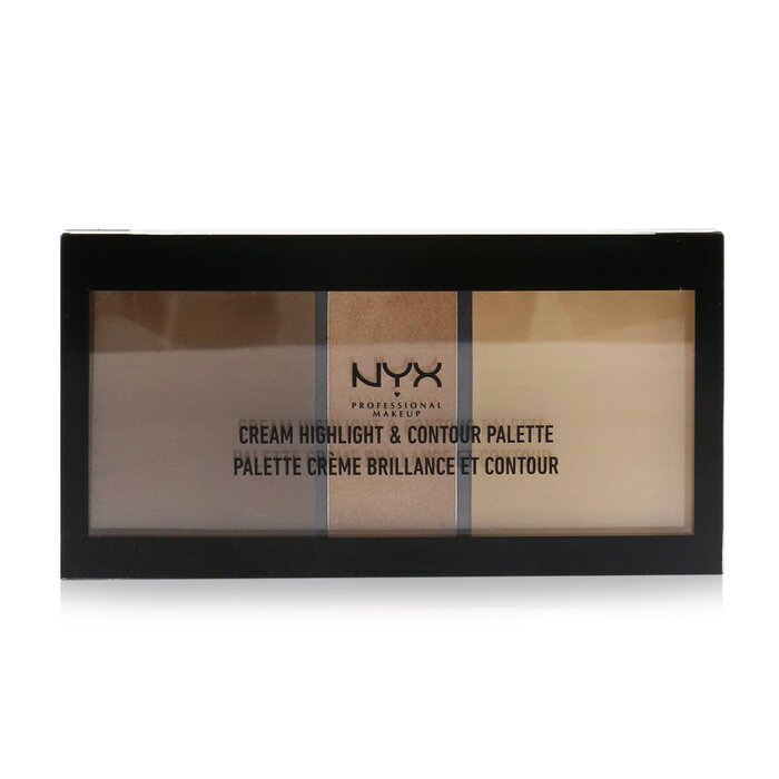 Палитра кремовых хайлайтеров и контуров для лица NYX, 11 г