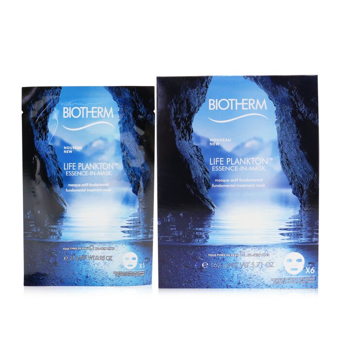 Маска для лица Biotherm с экстрактом живого планктона, интенсивное увлажнение, 6x27 г