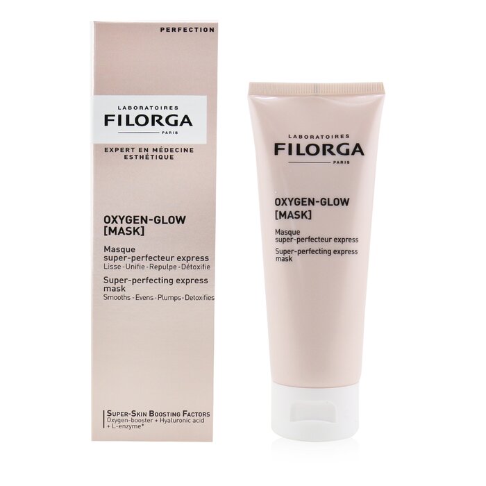 Filorga Oxygen-Glow маска для лица с гиалуроновой кислотой и кислородными бустерами, 75 мл