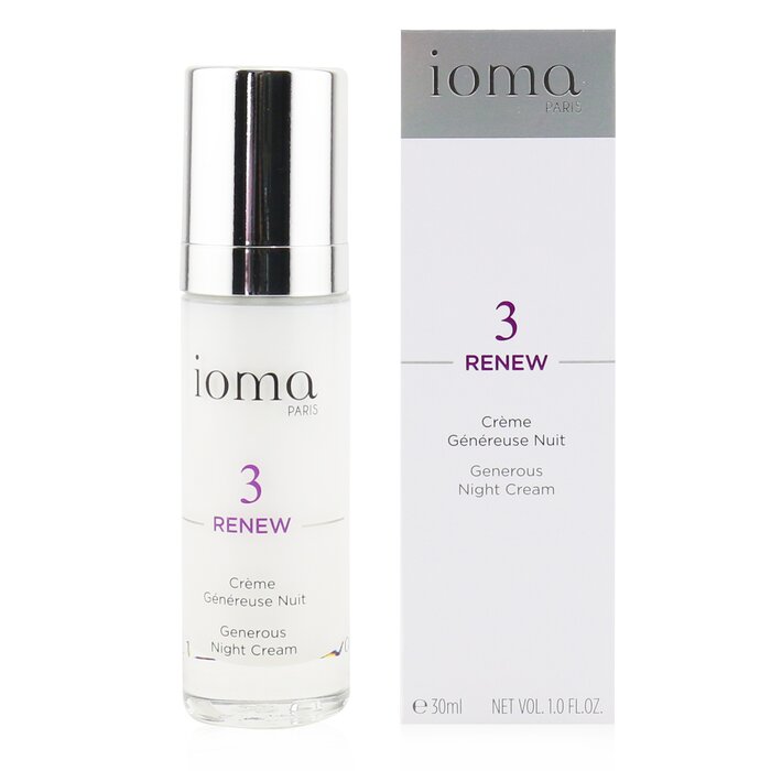 Ночной крем IOMA Renew с антарктицином для лица, 30 мл — восстанавливает, питает и омолаживает кожу.
