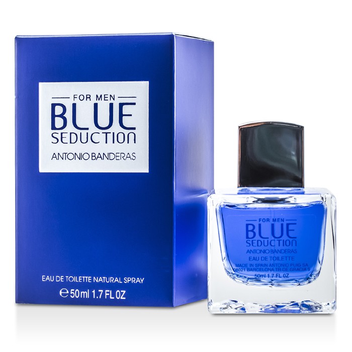 Antonio Banderas Blue Seduction туалетная вода 50 мл для мужчин с нотами бергамота и амбры