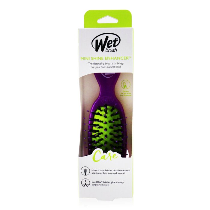 Миниатюрная расческа Wet Brush с щетиной кабана для блестящих волос, 1 шт.